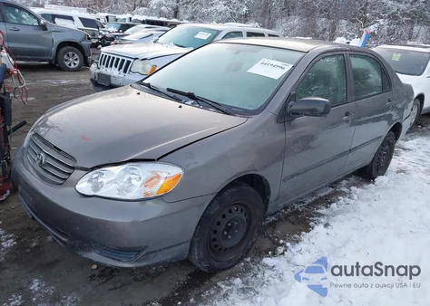 2003 Toyota Corolla Ce from USA, damaged, VIN 2T1BR32E23C000293